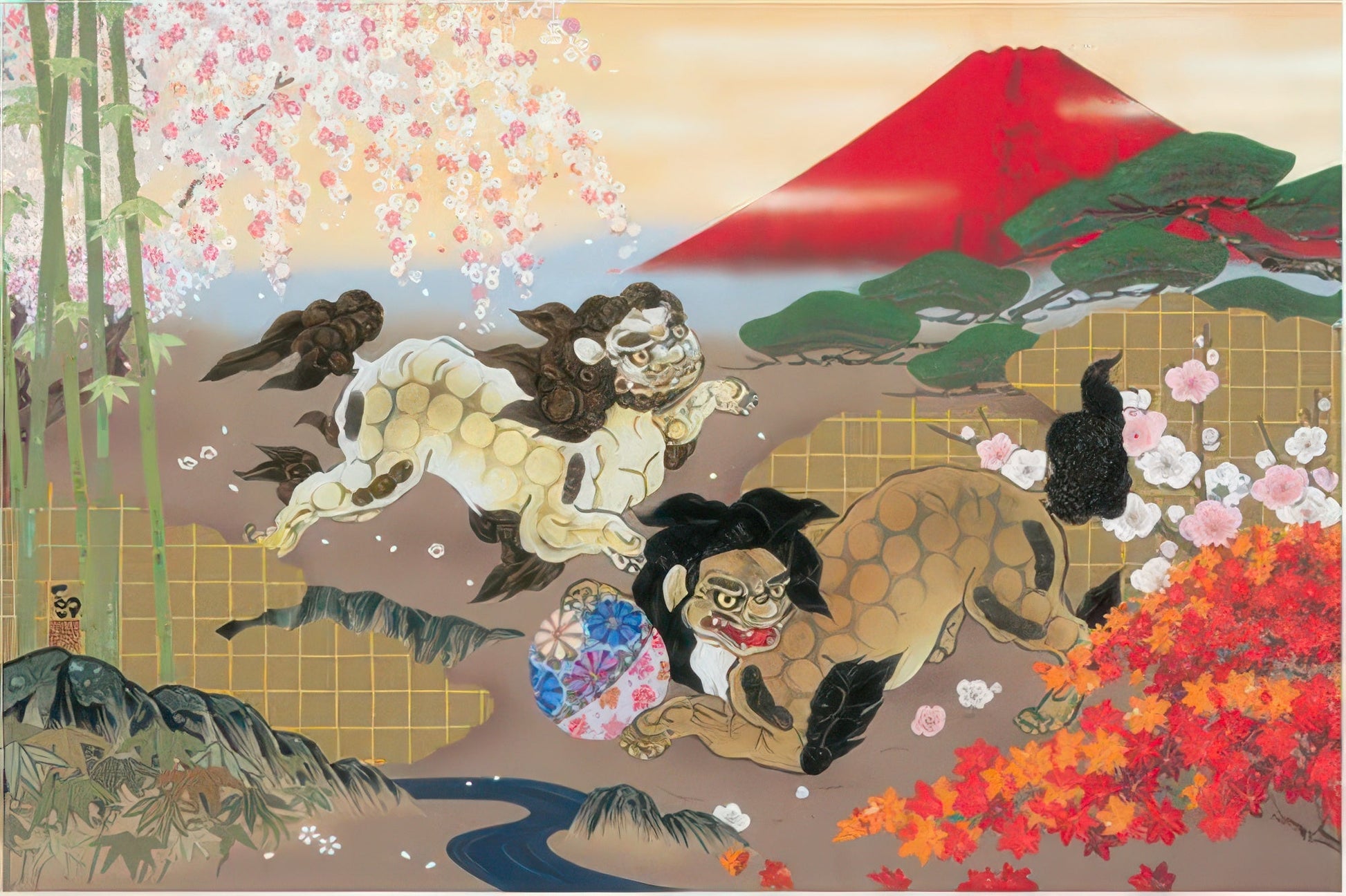 appleone-1000-467-good-luck-guardian-dogs-1000-pieces-jigsaw-puzzle