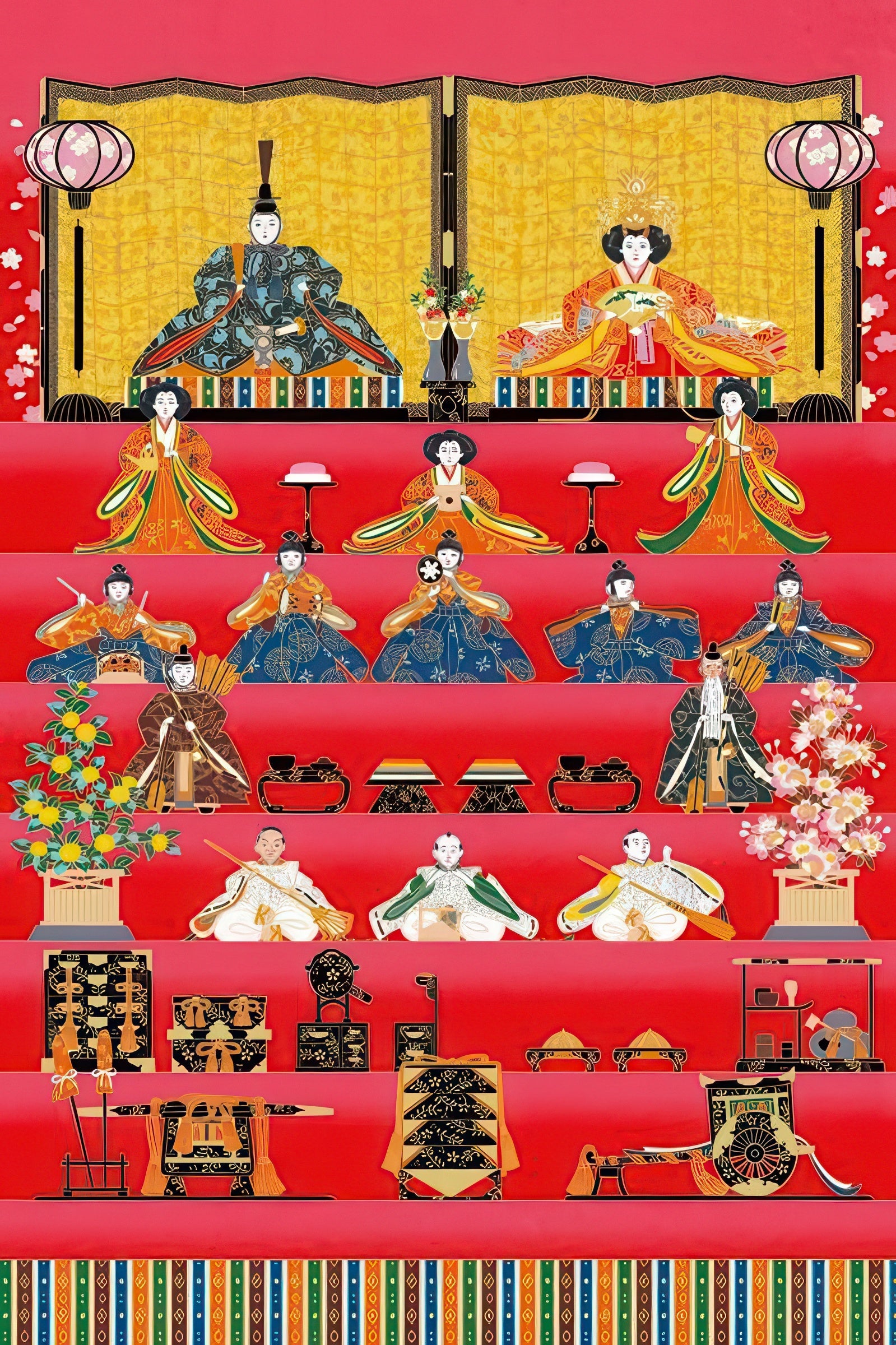 appleone-1000-664-glamorous-hina-dolls-1000-pieces-jigsaw-puzzle