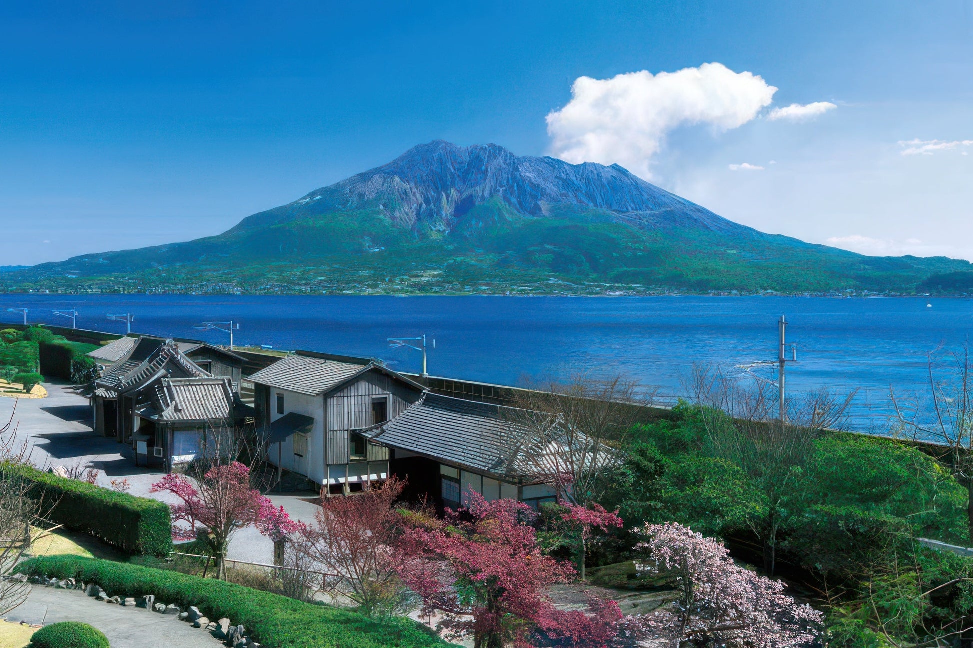 appleone-1000-752-sengan-en-garden-and-sakurajima,-kagoshima-1000-pieces-jigsaw-puzzle