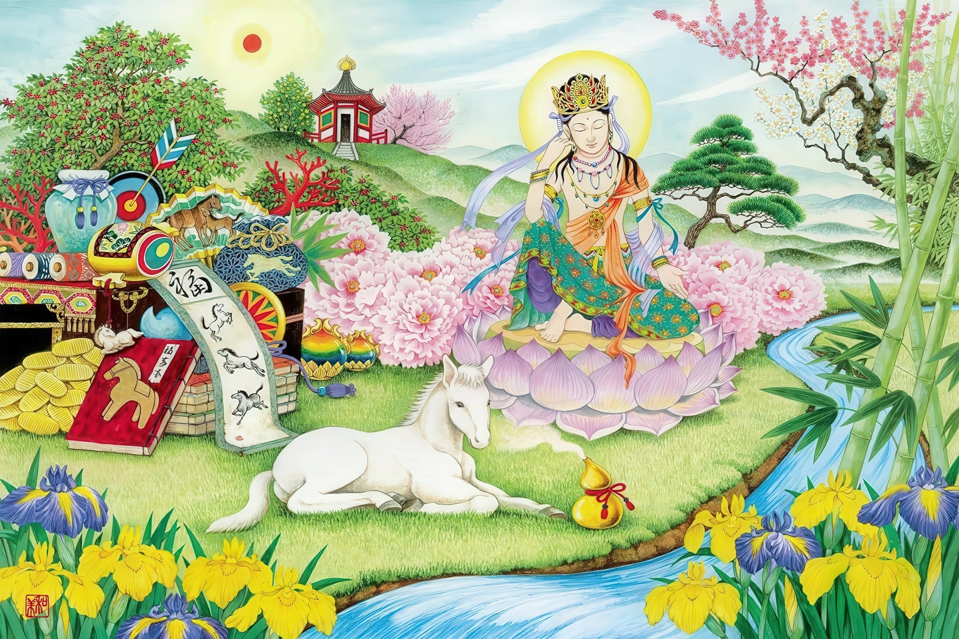 appleone-1000-754-the-golden-gourd-brings-good-luck-1000-pieces-jigsaw-puzzle