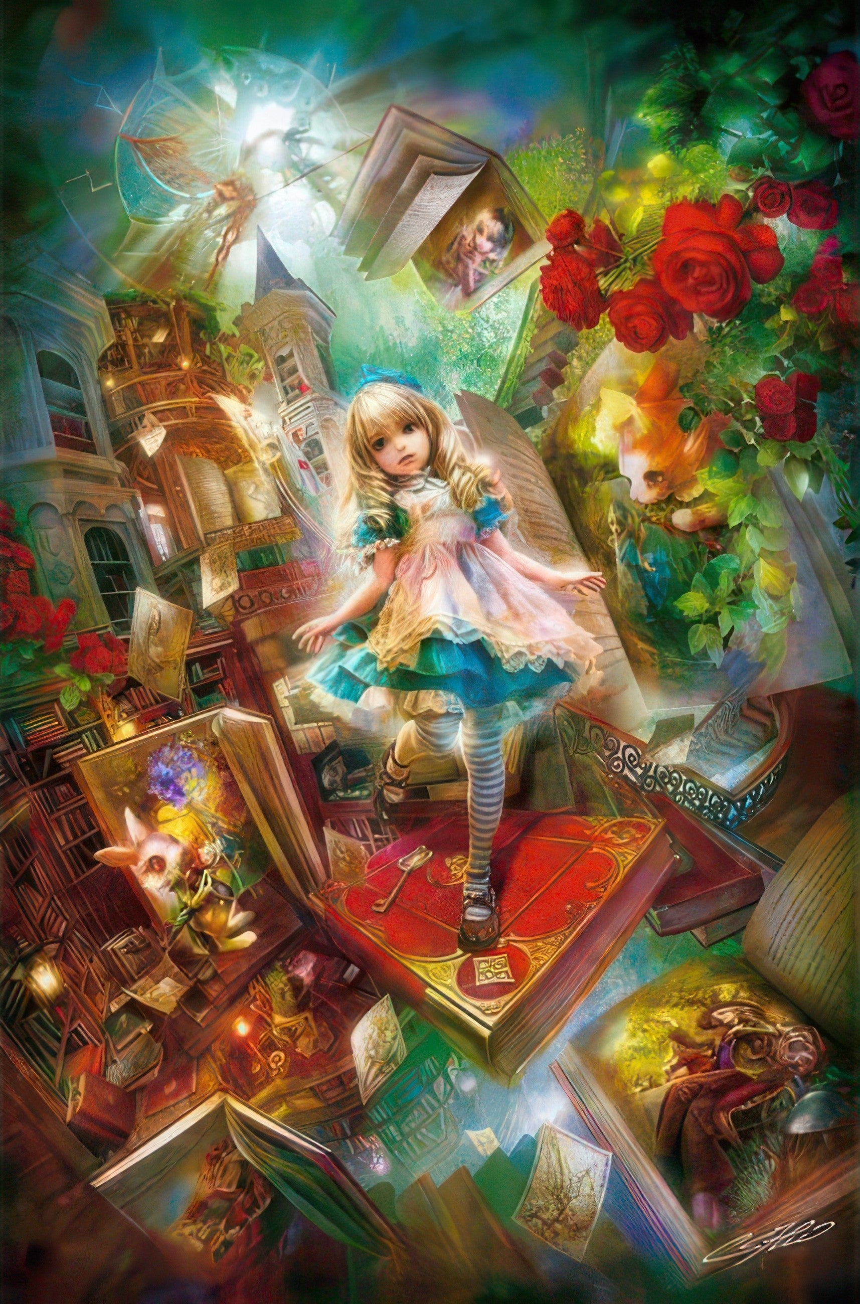 appleone-1000-899-alice-labyrinth-1000-pieces-jigsaw-puzzle