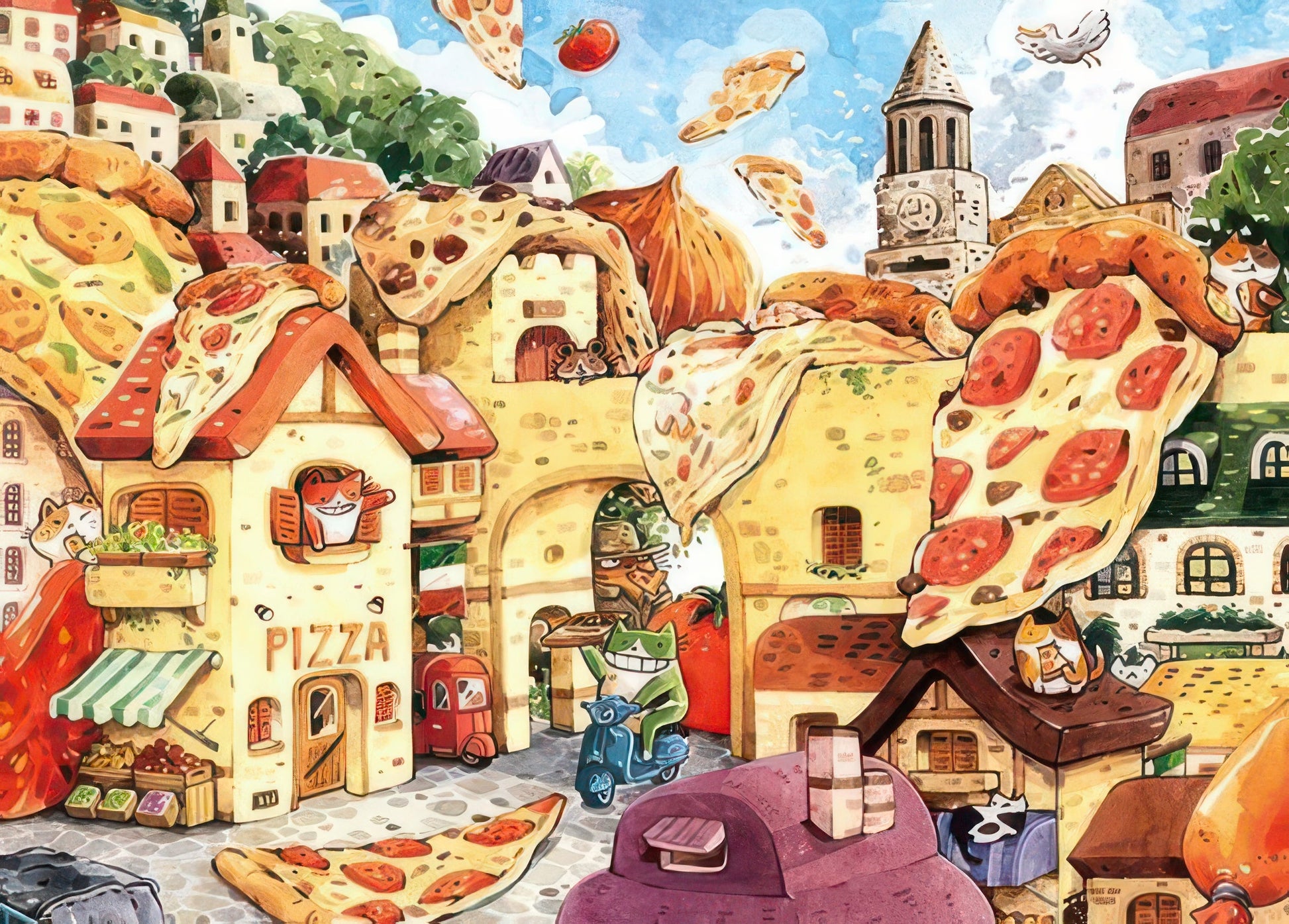 appleone-r500-001-pizza-town-500-pieces-jigsaw-puzzle