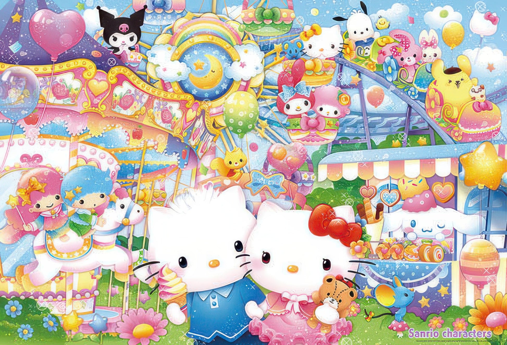 beverly-31-493-sanrio-characters:-dreaming-park-1000-pieces-jigsaw-puzzle