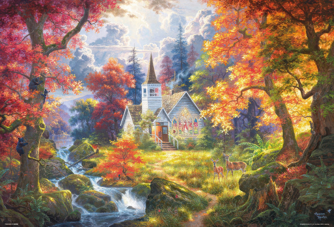 beverly-31-508-small-church-in-the-forest-1000-pieces-jigsaw-puzzle