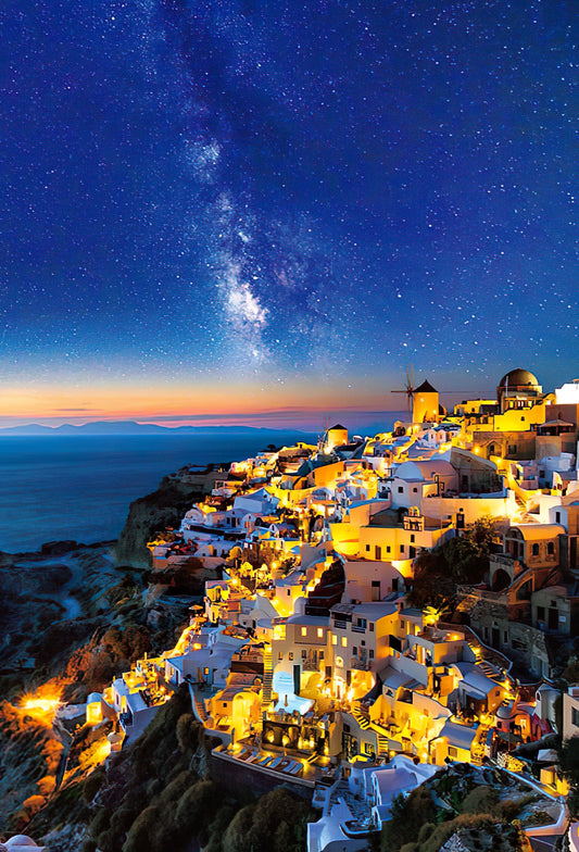 Beverly • Scenery • Starry Sky Santorini　1000 PCS　Jigsaw Puzzle