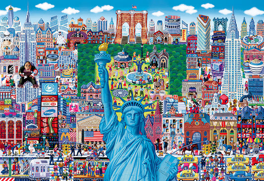 Beverly â€¢ Naoki Tanaka â€¢ The Best Sights of New York!ã€€1000 PCSã€€Jigsaw Puzzle