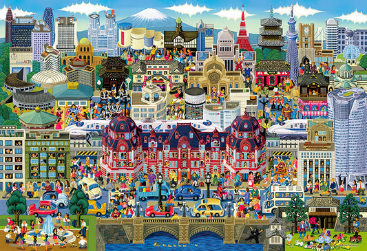 Beverly â€¢ Naoki Tanaka â€¢ The Best Sights of Tokyo!ã€€1000 PCSã€€Jigsaw Puzzle