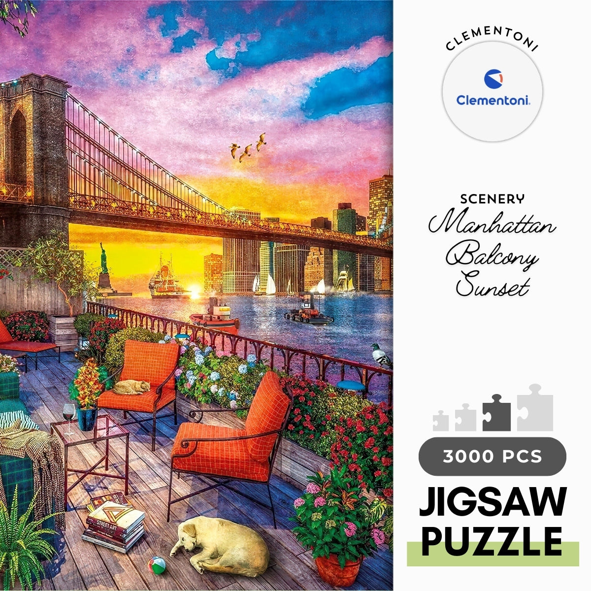 clementoni-33552-manhattan-balcony-sunset-3000-pieces-jigsaw-puzzle