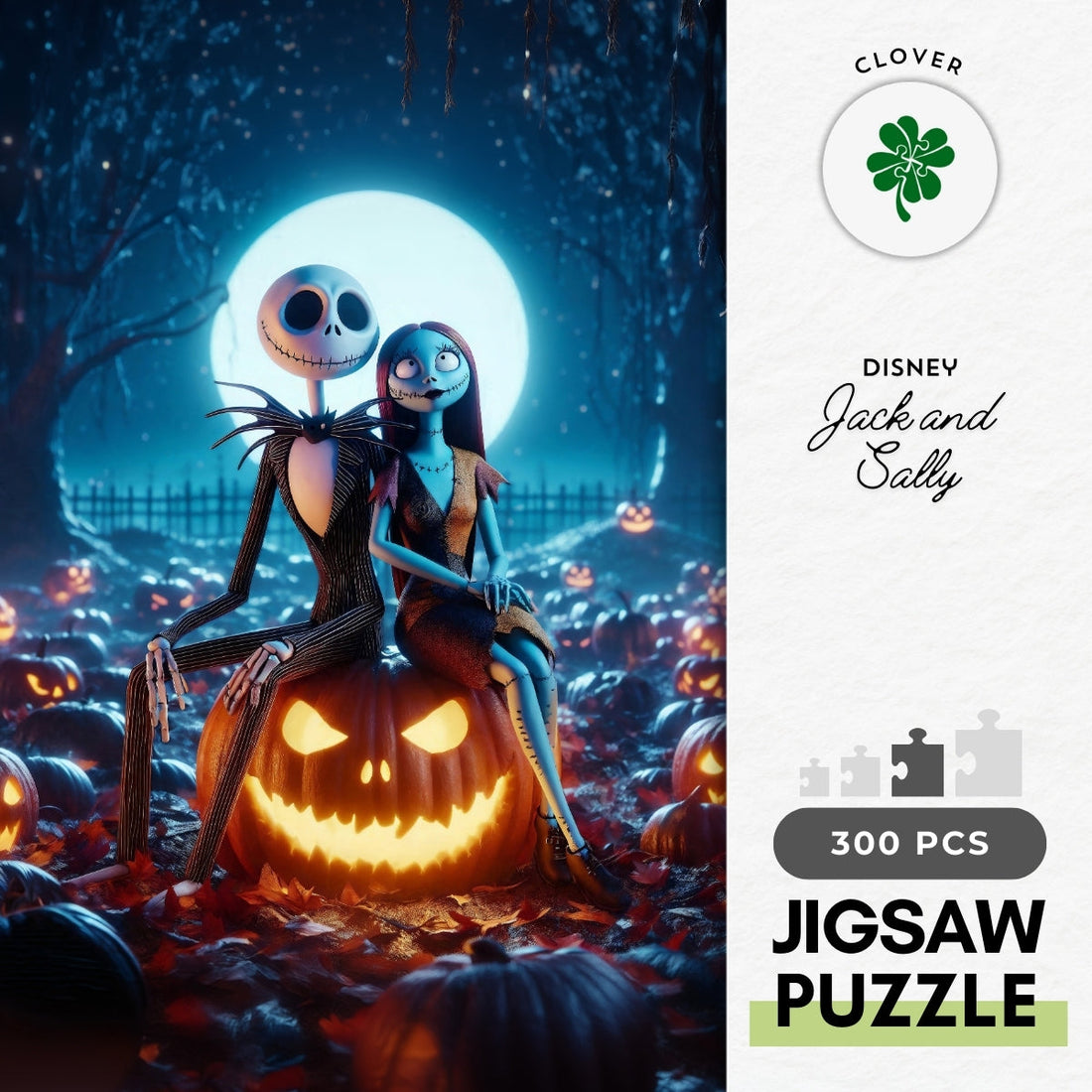 clover-d03-020-jack-and-sally-300-jigsaw-puzzle