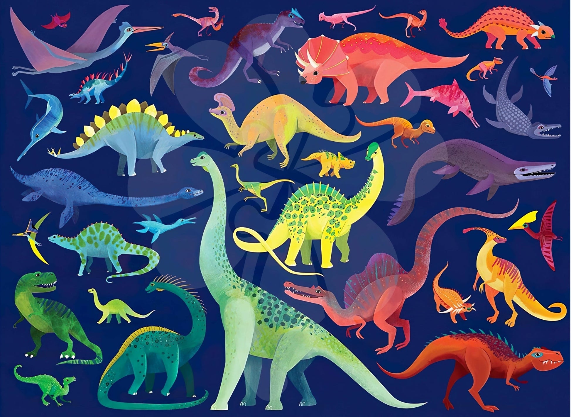 clover-k05-010-dinosaur-life-500-pieces-jigsaw-puzzle