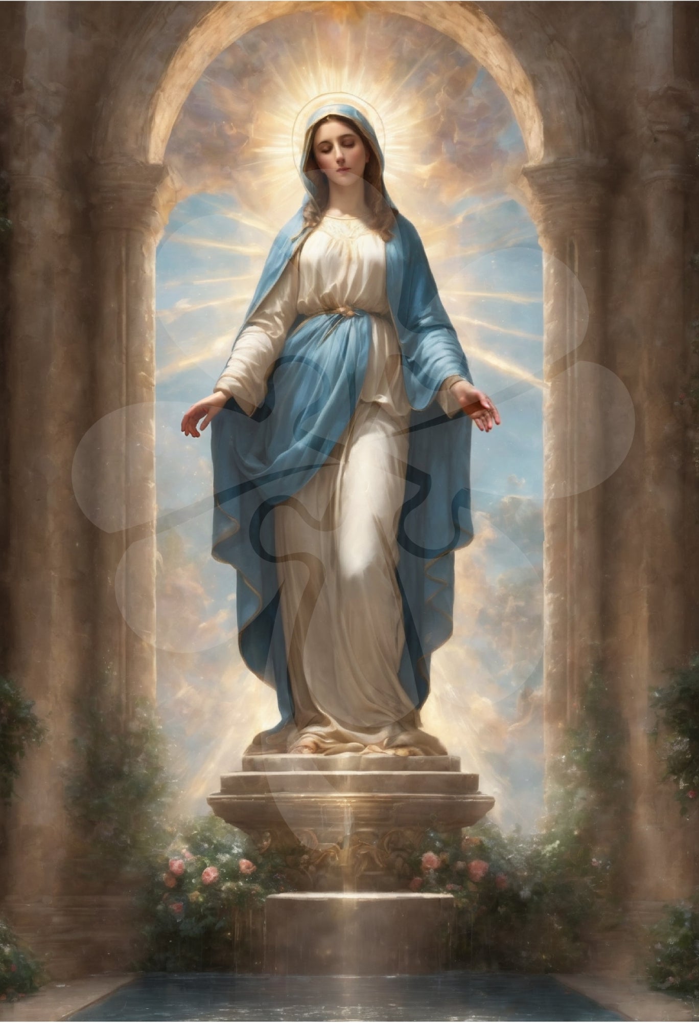 clover-r03-024-glory-of-virgin-mary-300-jigsaw-puzzle