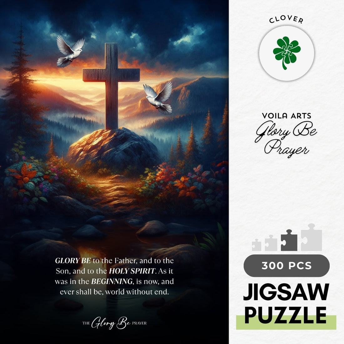 clover-r03-029-glory-be-prayer-300-jigsaw-puzzle