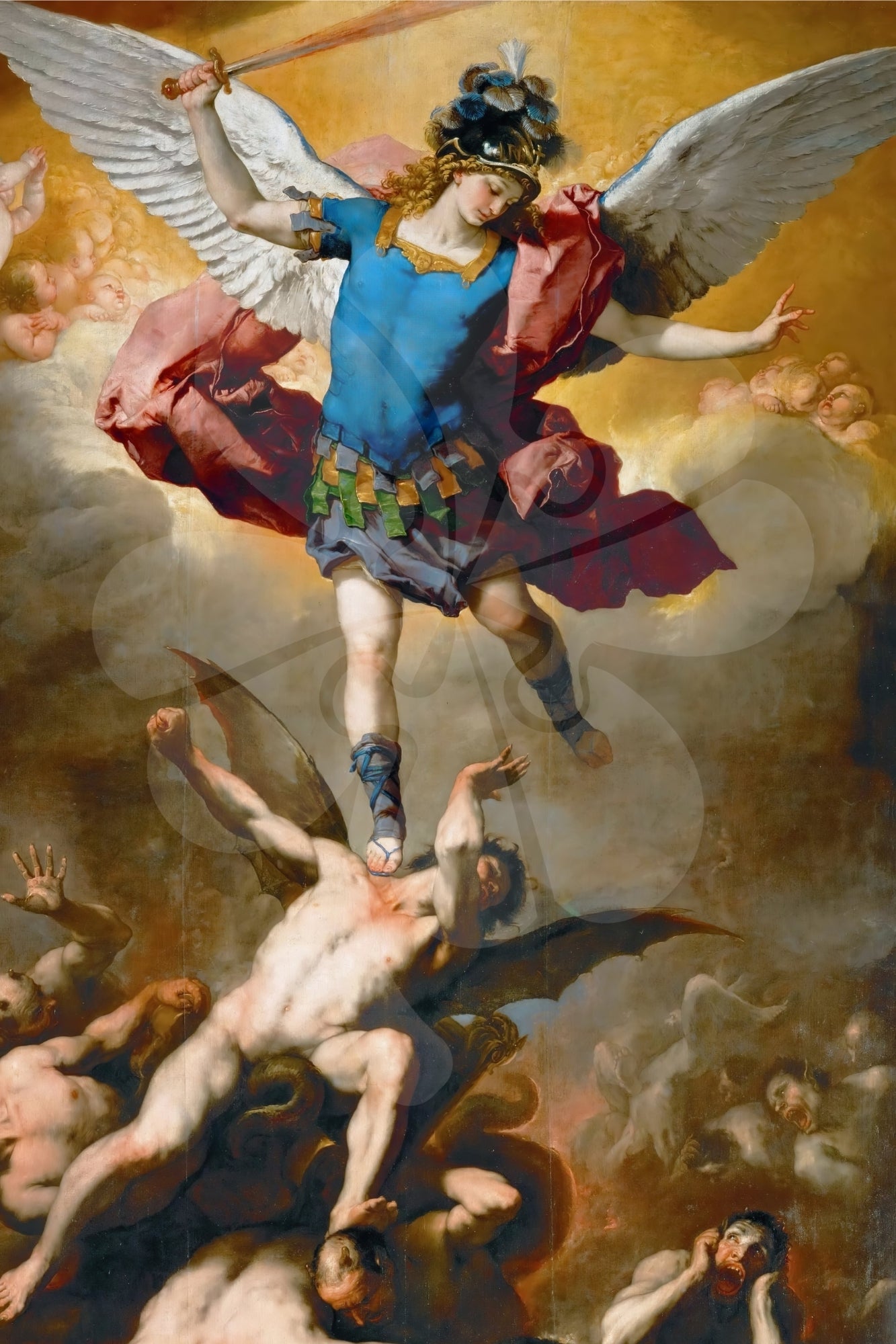 clover-r10-010-the-fall-of-the-rebel-angels-1000-pieces-jigsaw-puzzle