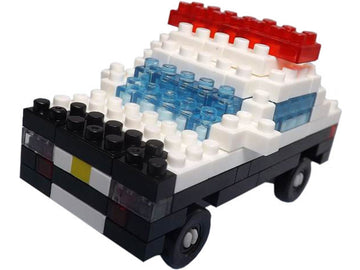 Daiso • Work Vehicle / Police Car　101 PCS　Mini Block