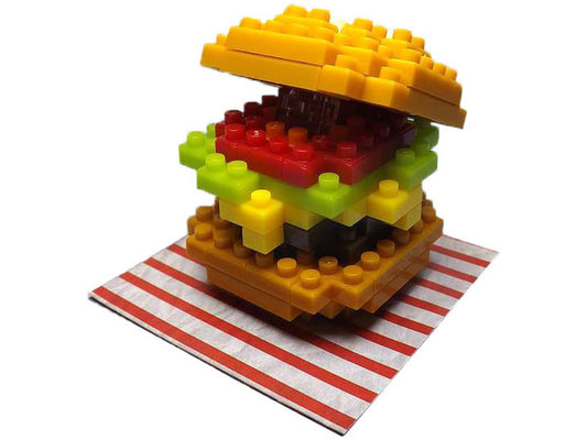 Daiso • Food • Hamburger　90 PCS　Mini Block