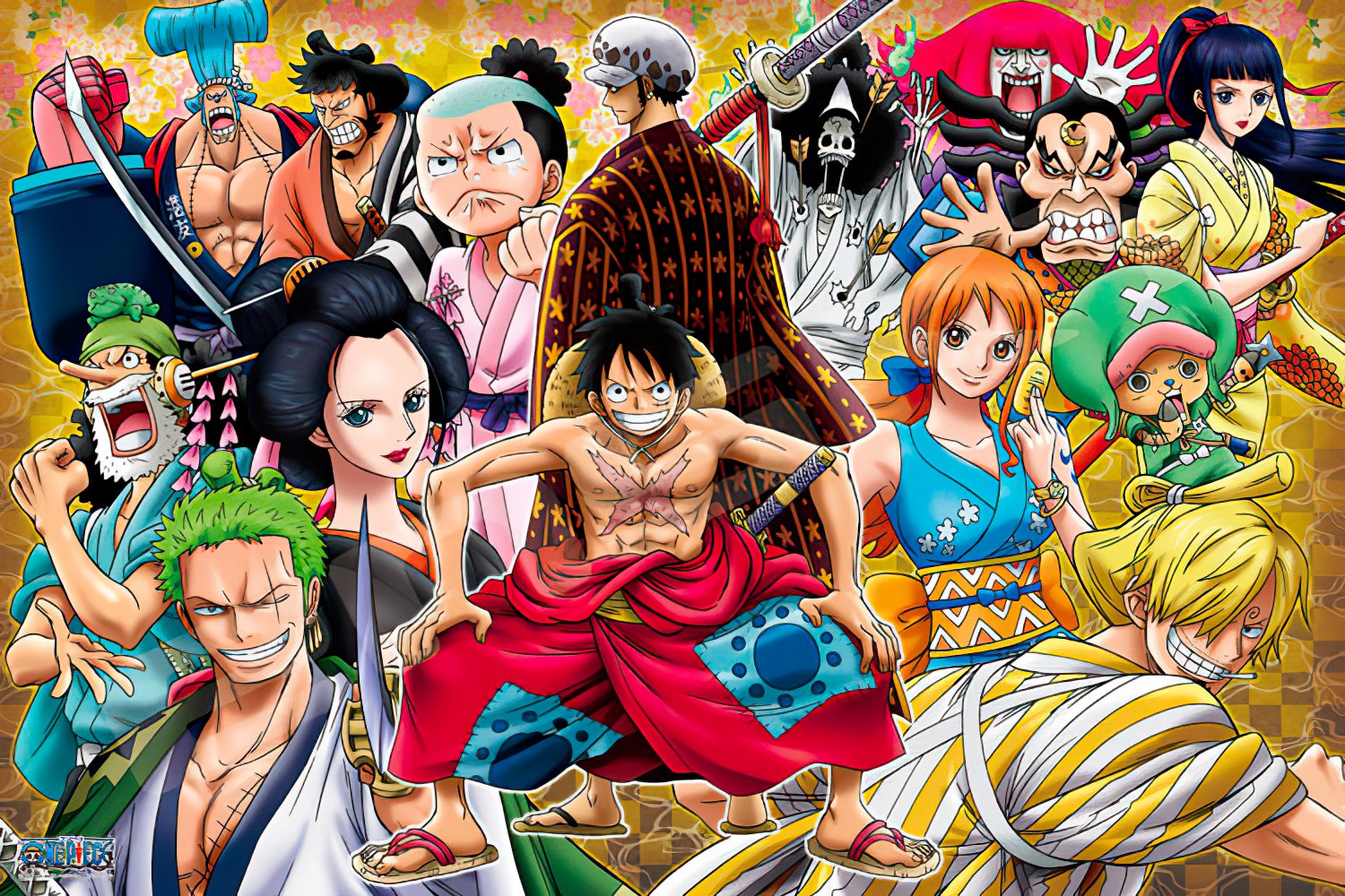 Ensky â€¢ One Piece â€¢ Wano Country Visitã€€1000 PCSã€€Jigsaw Puzzle