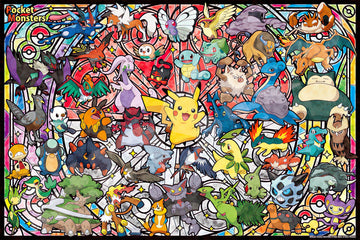 Ensky â€¢ Pokemon â€¢ Best Partnerã€€1000 PCSã€€Crystal Jigsaw Puzzle