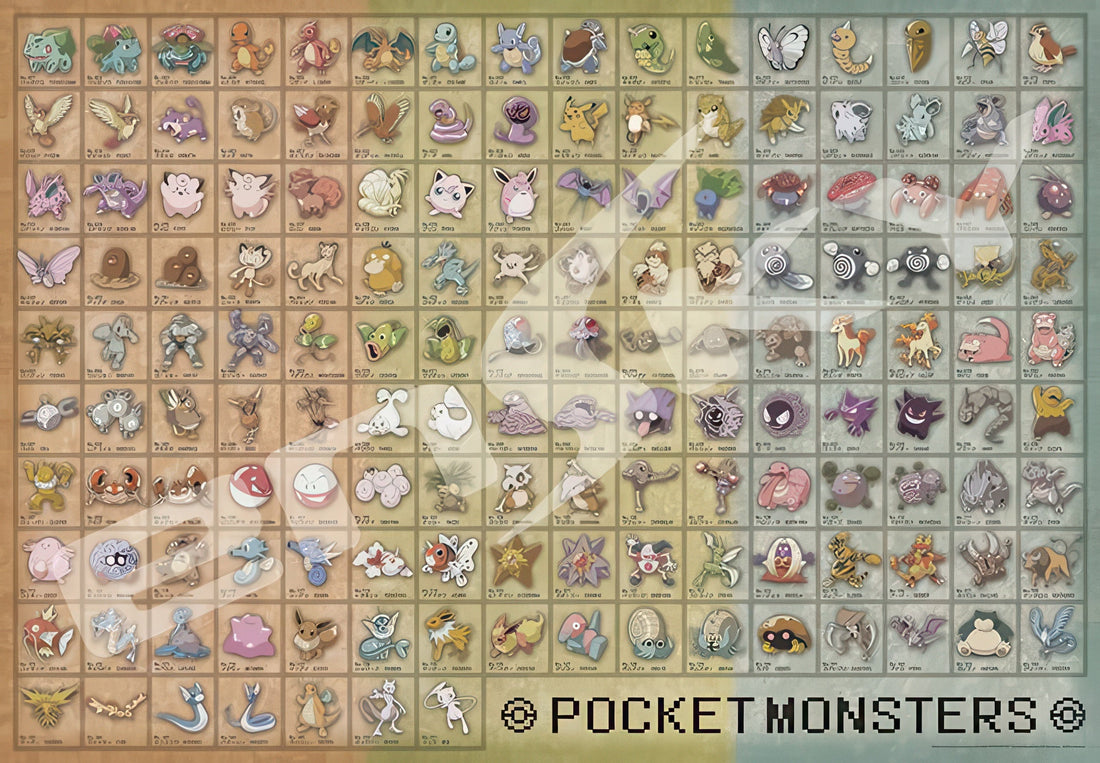 ensky-1000t-31-pokemon-pokedex-no.-001-to-no.-151-1000-pieces-jigsaw-puzzle