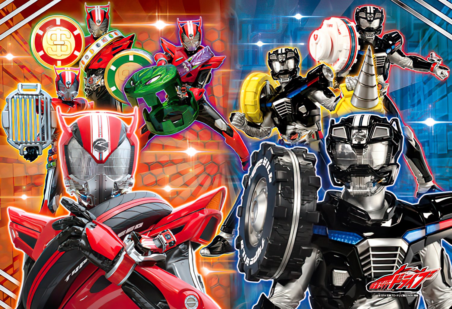 Ensky â€¢ Kamen Rider â€¢ Type Speed / Type Wildã€€108 PCSã€€Jigsaw Puzzle