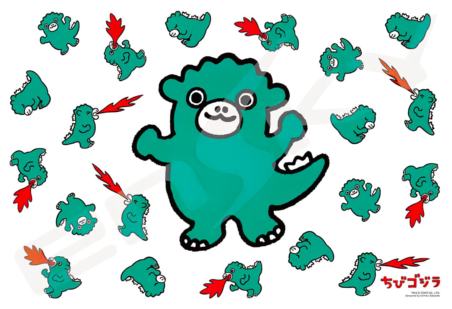 Ensky â€¢ Chibi Godzillaã€€108 PCSã€€Jigsaw Puzzle