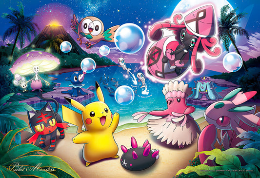 Ensky â€¢ Pokemon â€¢ Akala Moonlight (Akara Moonlight)ã€€108 PCSã€€Jigsaw Puzzle