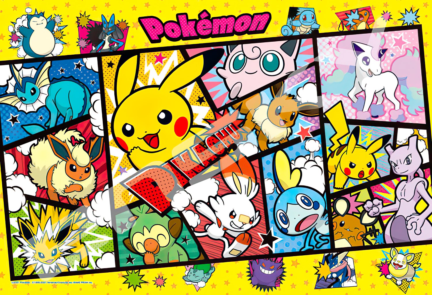 Ensky â€¢ Pokemon Comic Artã€€108 PCSã€€Jigsaw Puzzle