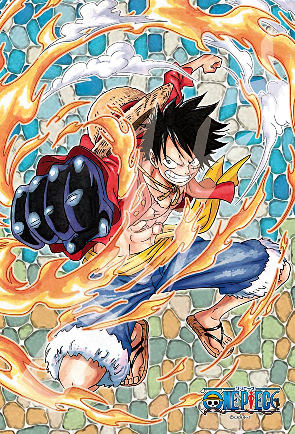 Ensky â€¢ One Piece â€¢ Gomugomu Fire Pistolã€€126 PCSã€€Crystal Jigsaw Puzzle