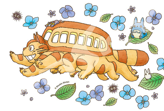 Ensky â€¢ My Neighbor Totoro â€¢ Hydrangea and Cat Busã€€150 PCSã€€Jigsaw Puzzle