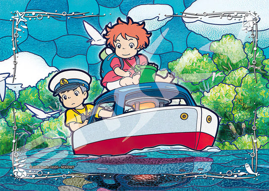 Ensky â€¢ Studio Ghibli â€¢ Pop Goes the Boatã€€208 PCSã€€Crystal Jigsaw Puzzle