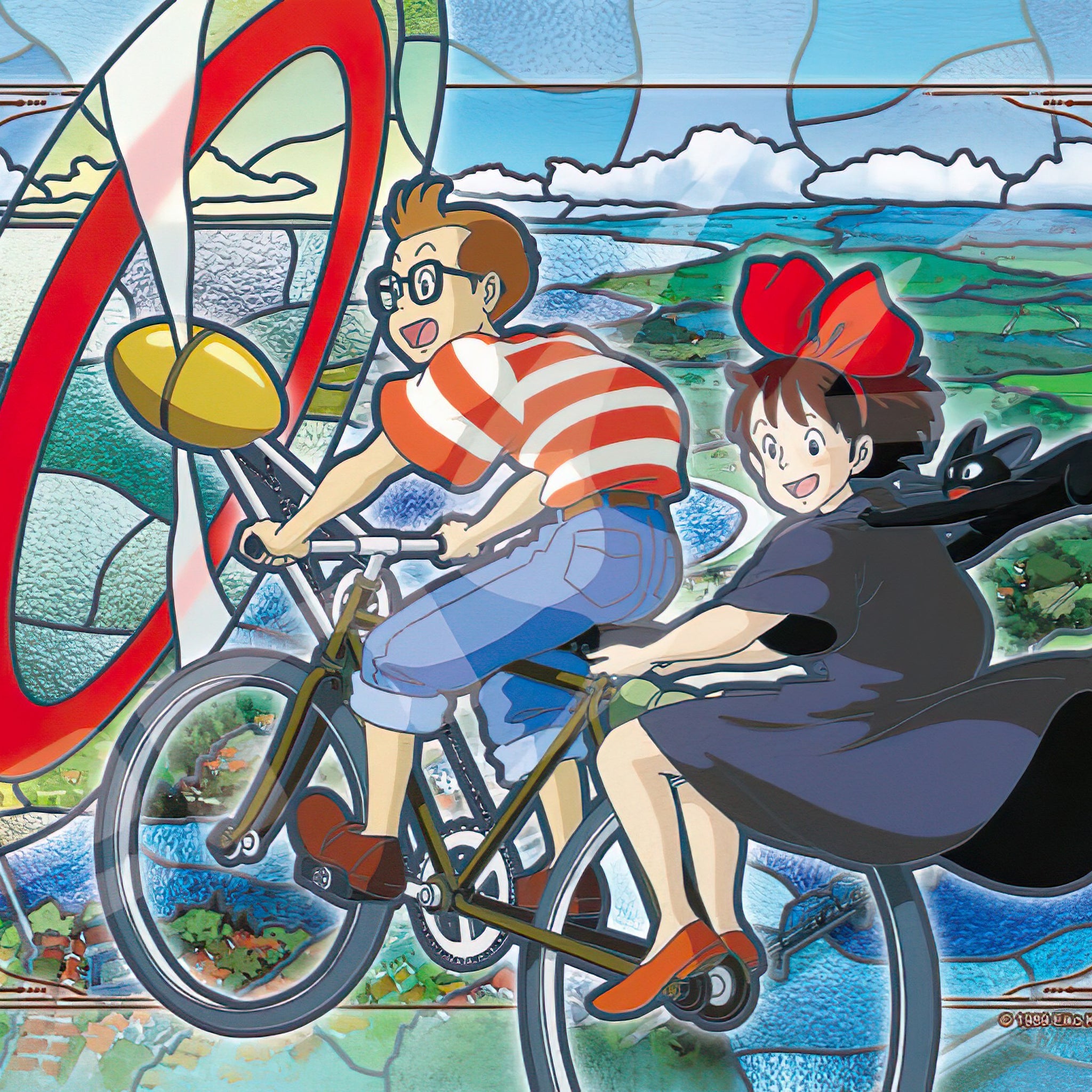 Ensky â€¢ Studio Ghibli â€¢ Pedal Onã€€300 PCSã€€Crystal Jigsaw Puzzle