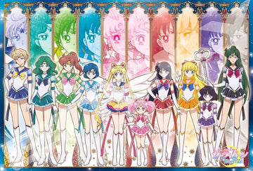 Ensky â€¢ Sailor Moon â€¢ 10 Sailor Warriorsã€€300 PCSã€€Crystal Jigsaw Puzzle