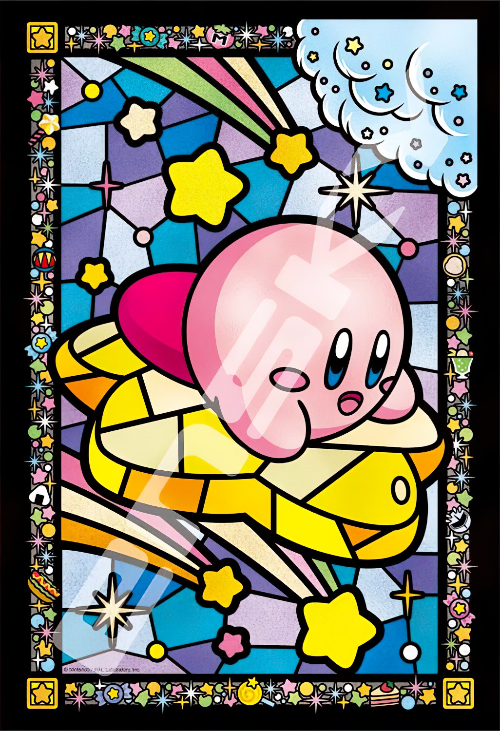 Ensky â€¢ Kirby â€¢ Twinkle Twinkle Star Rideã€€300 PCSã€€Crystal Jigsaw Puzzle