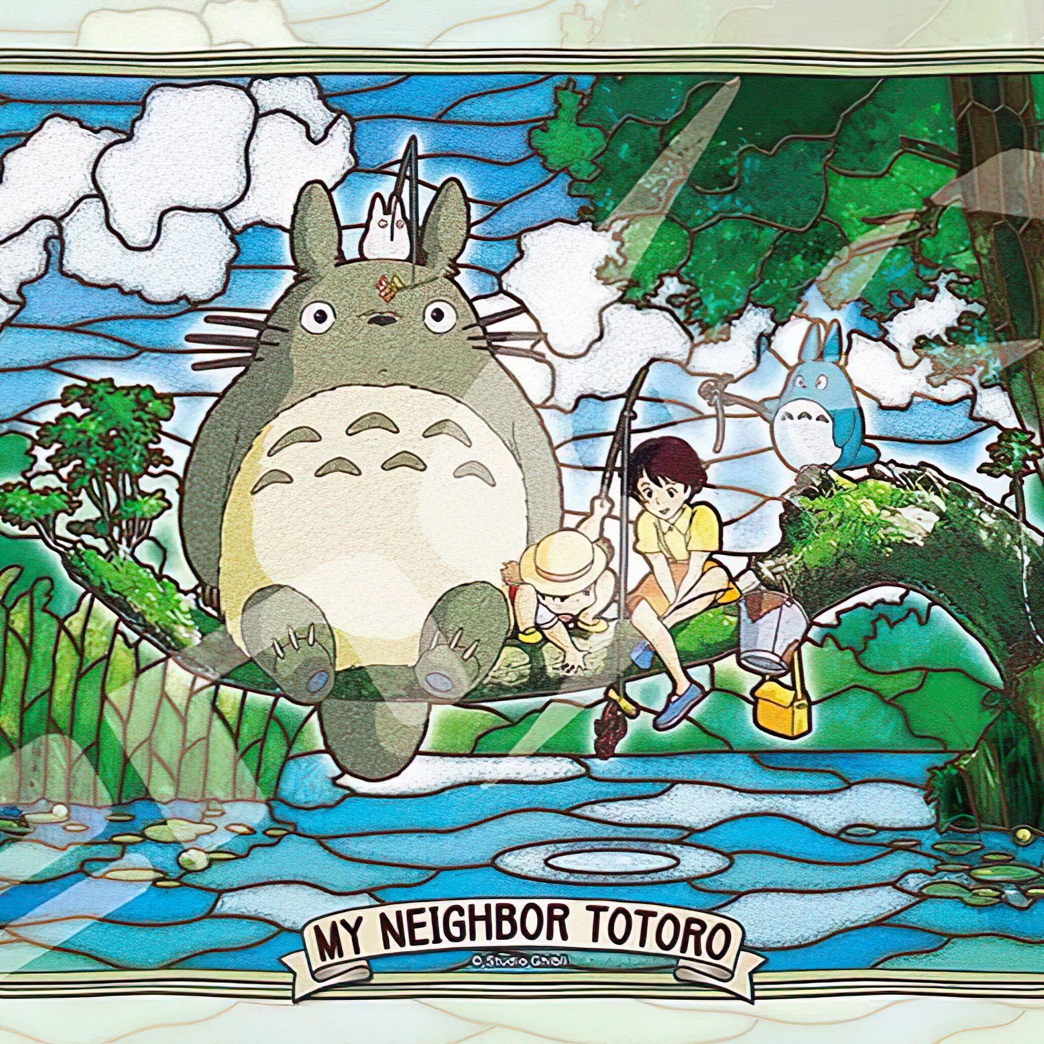 Ensky • My Neighbor Totoro • What Will We Catch?　300 PCS　Crystal Jigsaw Puzzle