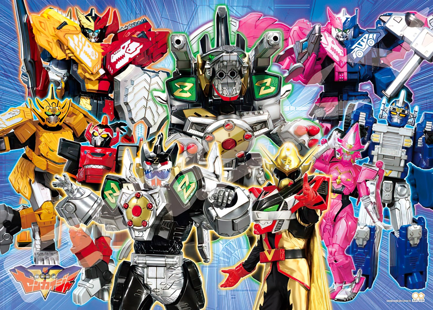 Ensky â€¢ Kikai Sentai Zenkaiger â€¢ Full Power Zenkaiã€€300 PCSã€€Jigsaw Puzzle