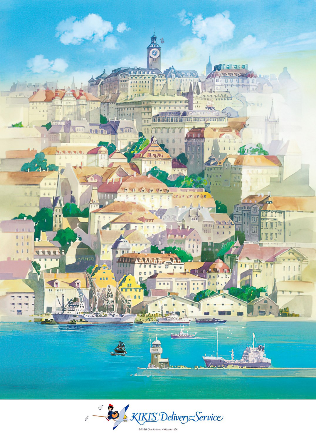 Ensky â€¢ Studio Ghibli â€¢ Town Floating on the Seaã€€500 PCSã€€Jigsaw Puzzle