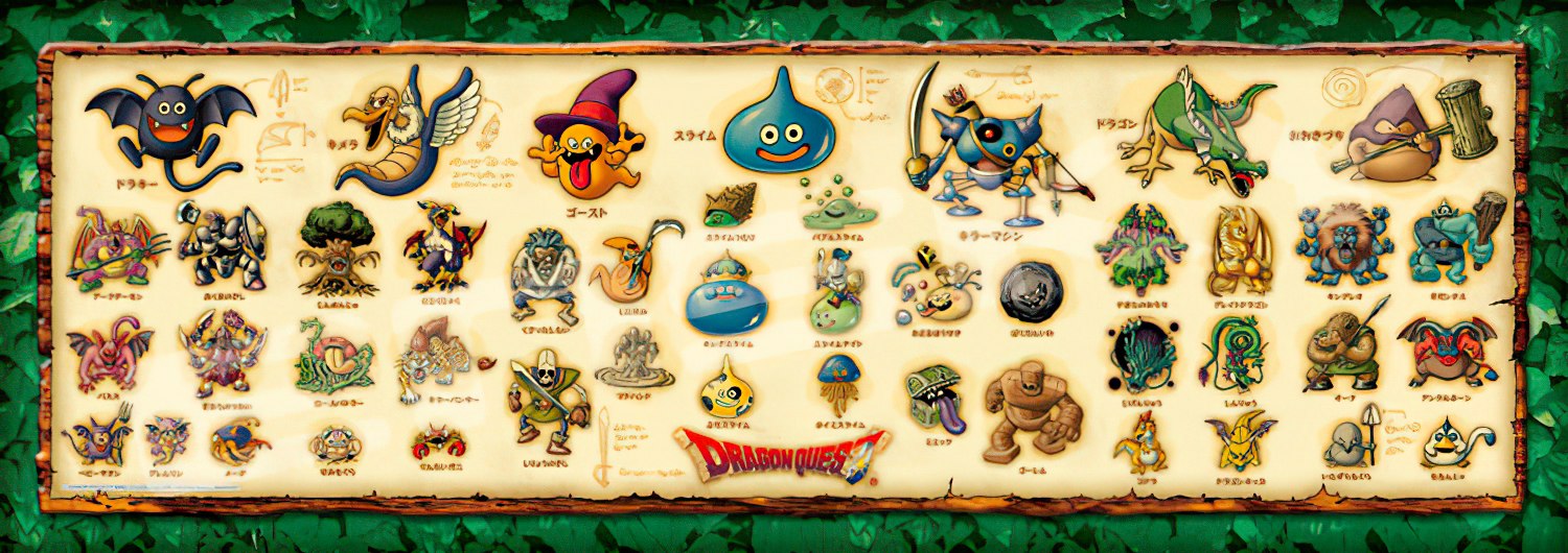 Ensky â€¢ Dragon Quest â€¢ Monster Bookã€€352 PCSã€€Jigsaw Puzzle