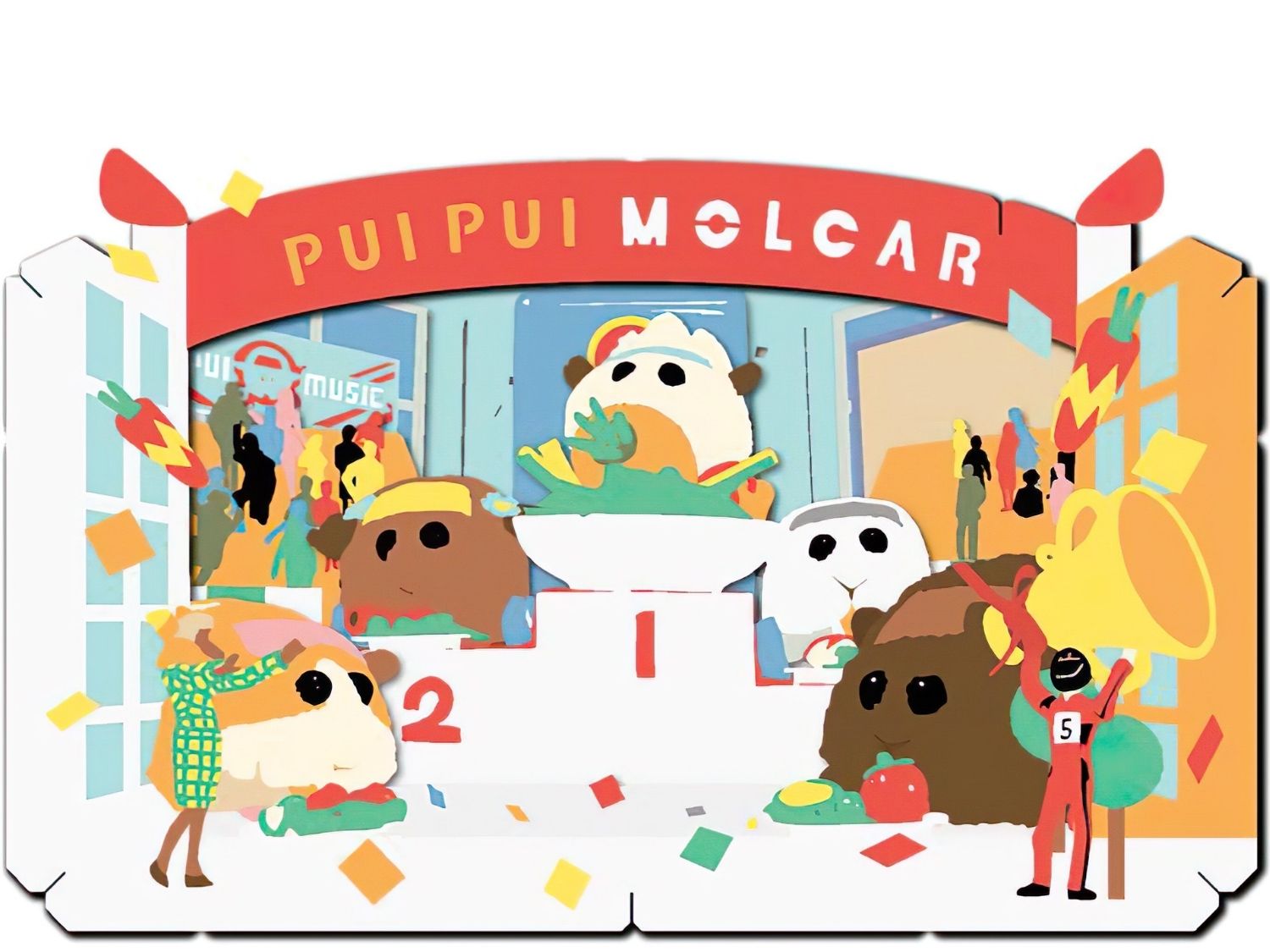 Ensky â€¢ Pui Pui Molcar â€¢ Pui Pui Racing!ã€€Paper Theater