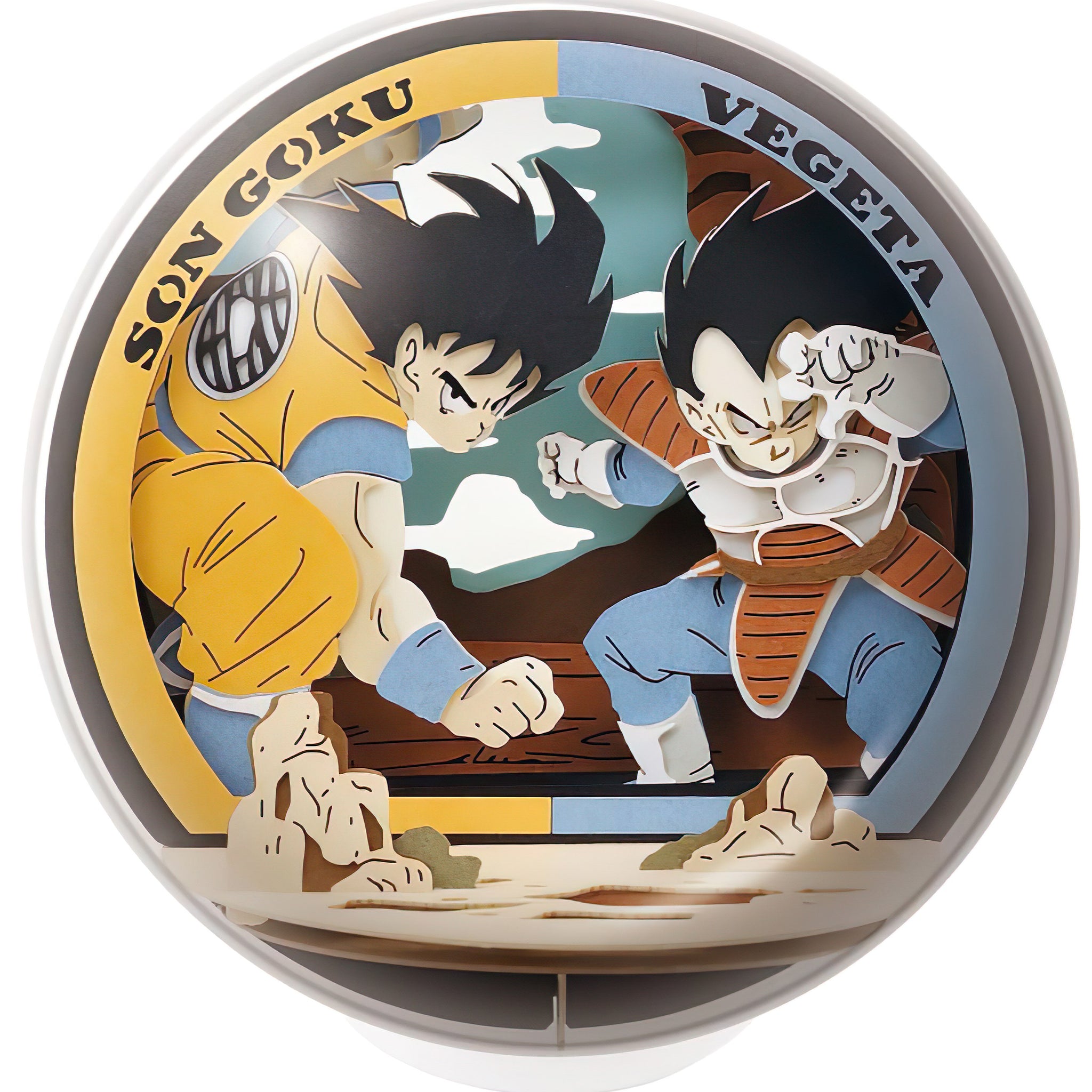 Ensky â€¢ Dragon Ball â€¢ Son Goku vs Vegeta / Ballã€€Paper Theater