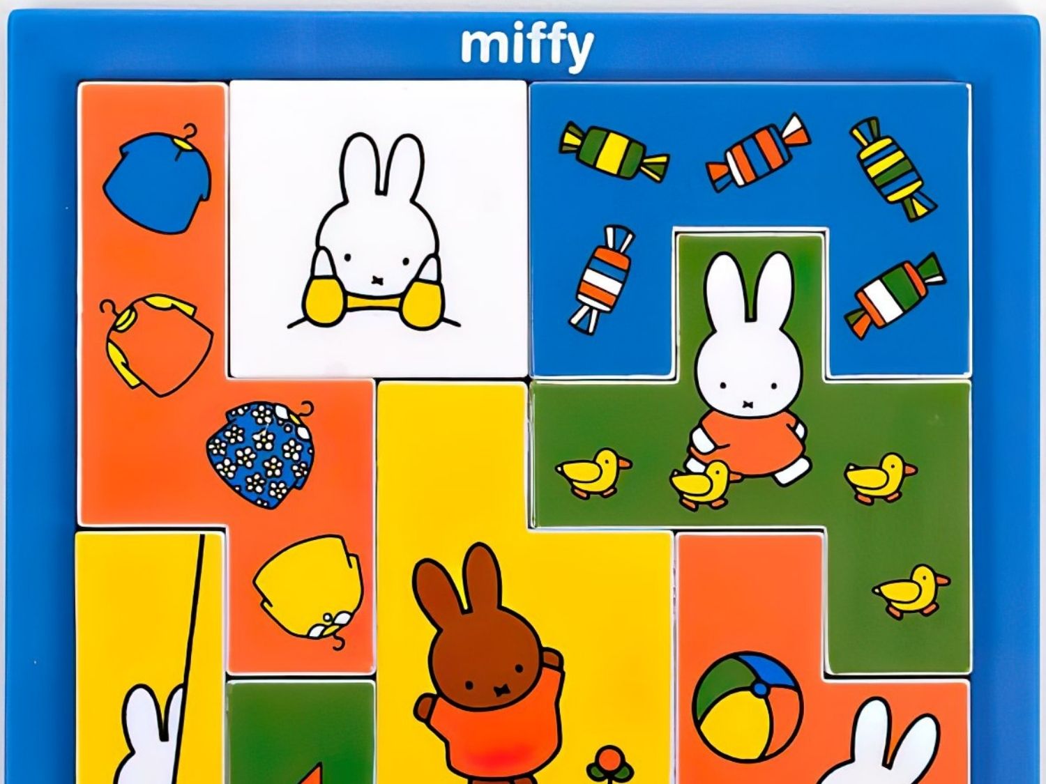 Ensky â€¢ Miffyã€€8 PCSã€€Tile Puzzle