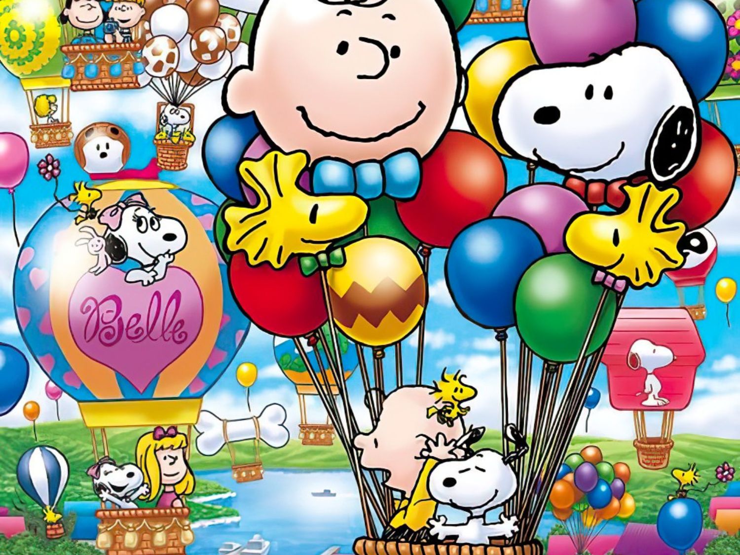 Epoch • Peanuts • Balloon Flight　500 PCS　Jigsaw Puzzle