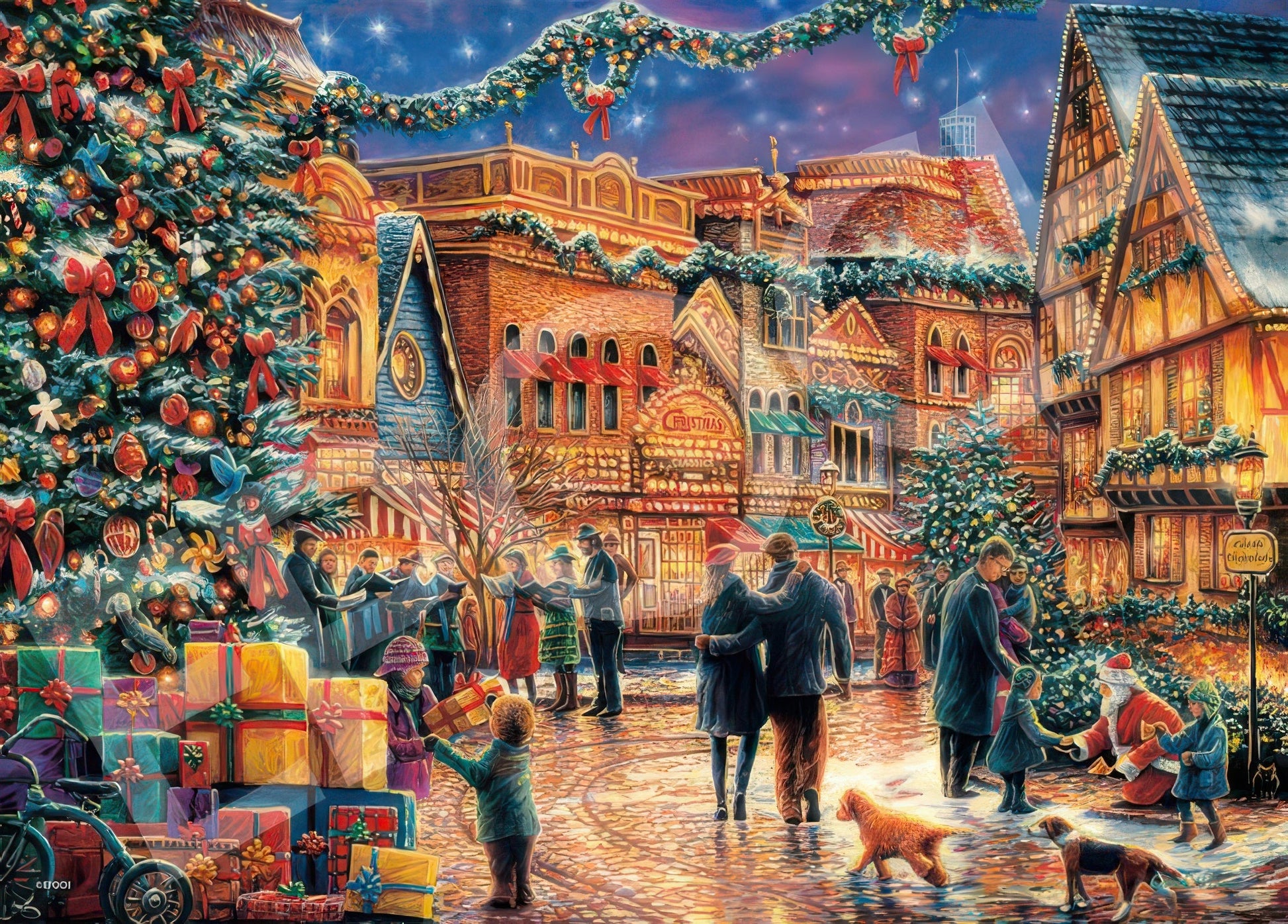 epoch-54-224-christmas-in-town-square-2000-pieces-jigsaw-puzzle