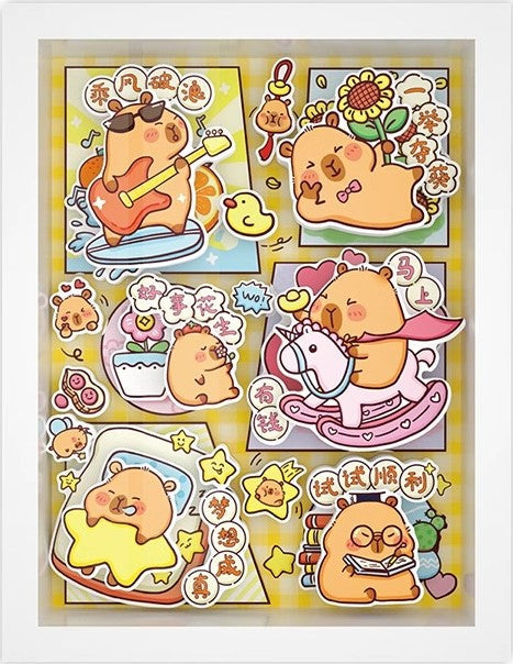 gu-bu-4336-capybara-40-pieces-paper-craft