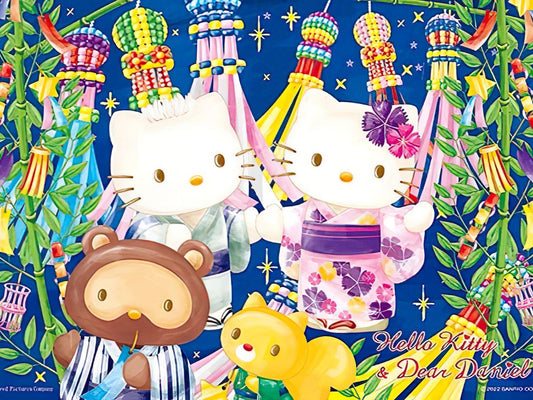 Hundred Pictures • Hello Kitty • Festival / Tanabata Wish　300 PCS　Jigsaw Puzzle