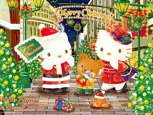 Hundred Pictures • Hello Kitty • Festival / Happy Holidays　300 PCS　Jigsaw Puzzle