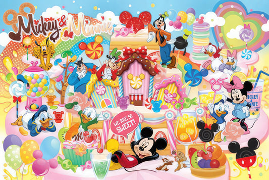 Hundred Pictures • Mickey & Friends • Dessert Dreamland　1000 PCS　Jigsaw Puzzle