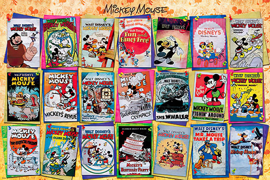 Hundred Pictures • Mickey Mouse • Collection Poster / Mickey (1)　1000 PCS　Jigsaw Puzzle
