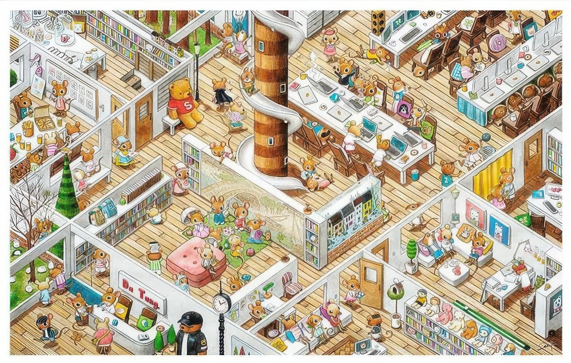 pintoo-h1777-smart---goo-goo-mouse-studio-4000-pieces-jigsaw-puzzle