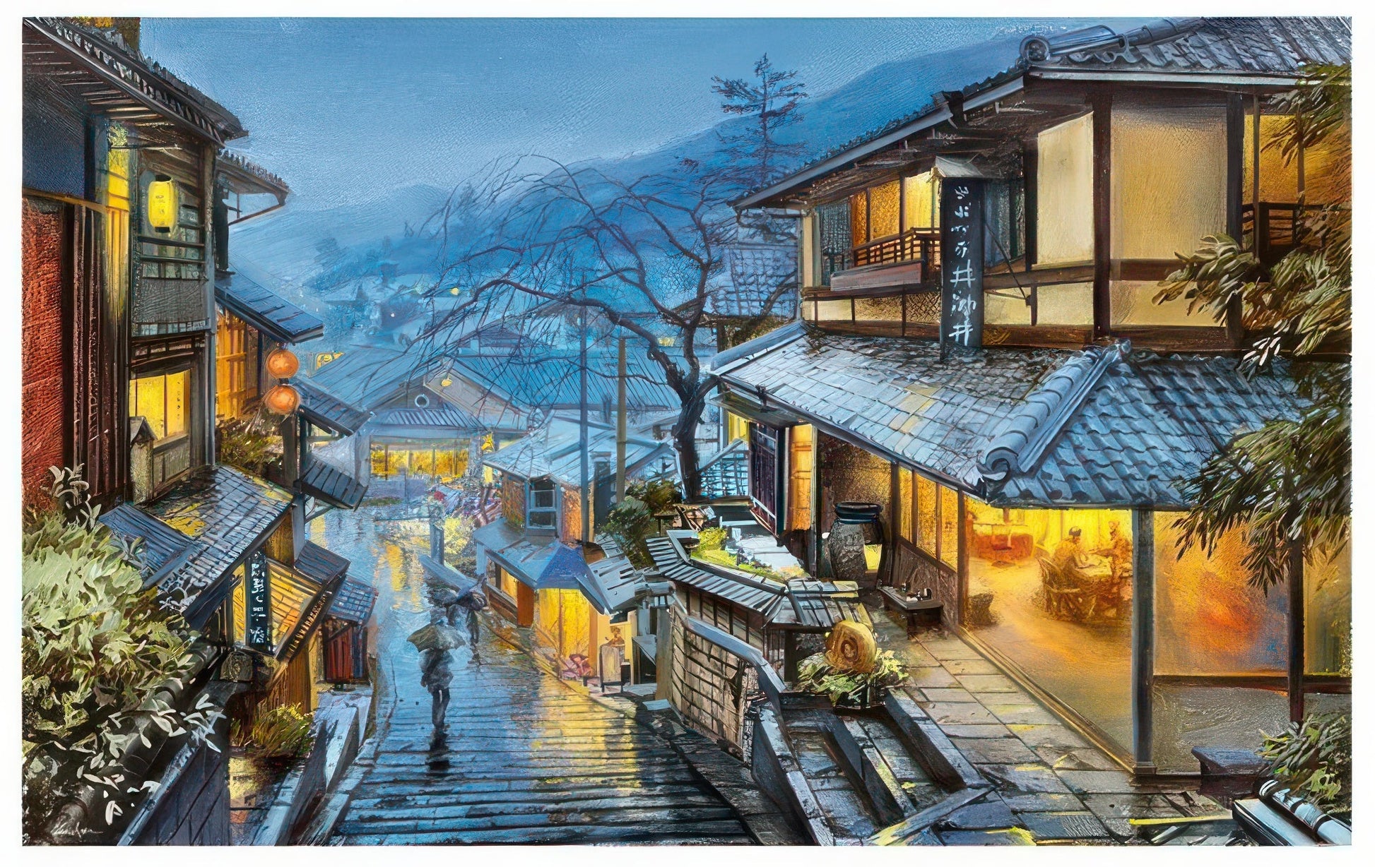 pintoo-h2041-evgeny-lushpin---strolling-in-the-rainy-ancient-city-4000-pieces-jigsaw-puzzle