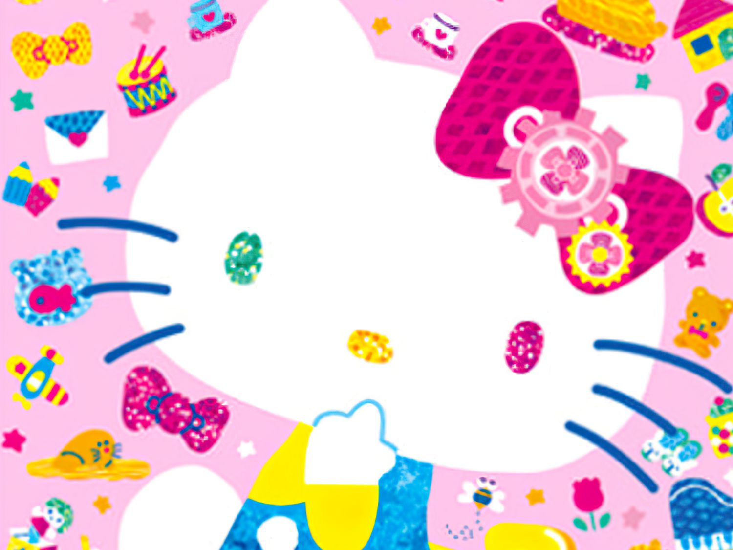 Pintoo • Hello Kitty • Colourful Kitty　300 PCS　Plastic　Jigsaw Puzzle