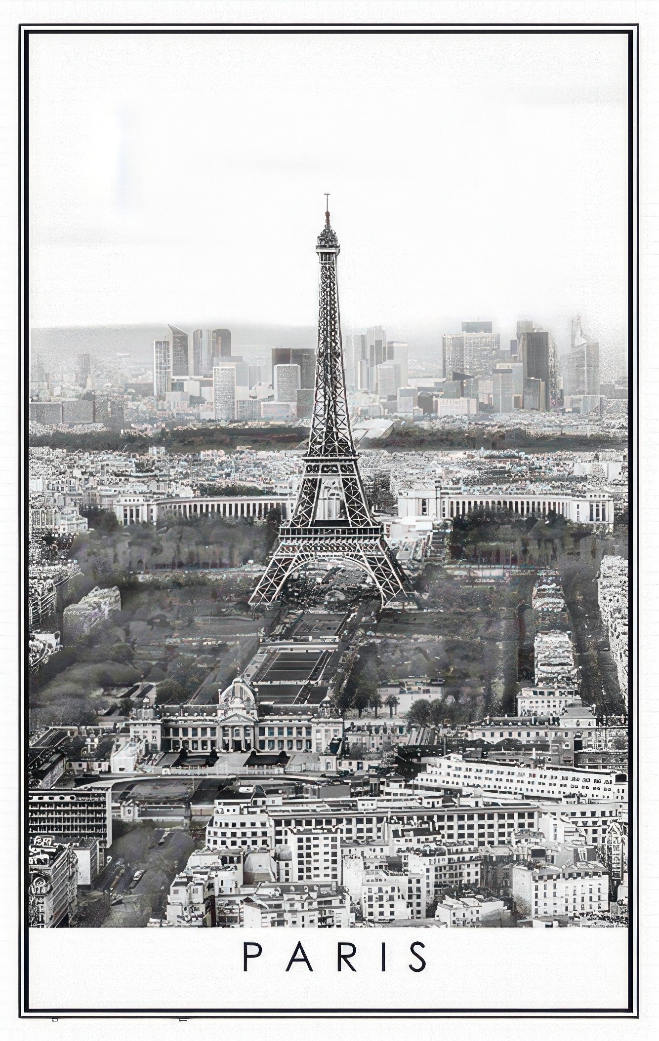 pintoo-h2614-40-black-and-white---cityscape,-paris-4000-pieces-jigsaw-puzzle